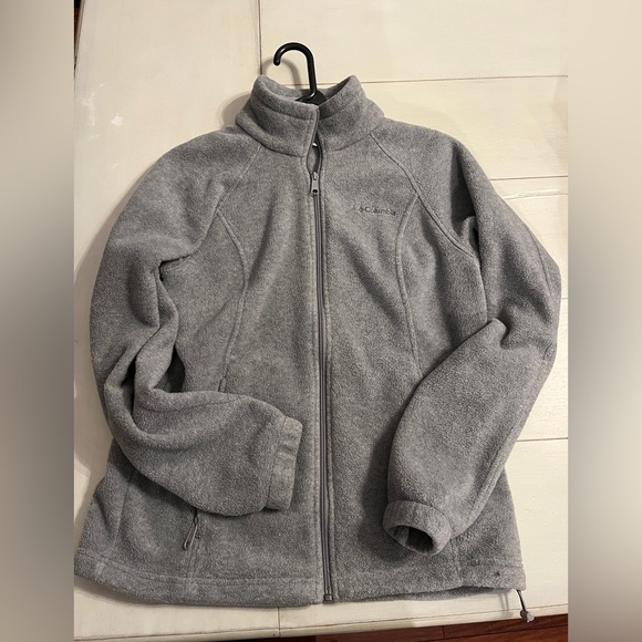 Columbia Grey Fleece Size Med - Picture 1 of 4